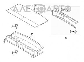 Capac portbagaj Mitsubishi Outlander 14-21