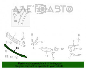 Buza bara fata Mitsubishi Outlander 16-21, noua, originala OEM.