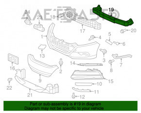 Amplificatorul de bara fata pentru Honda CRZ 11-16