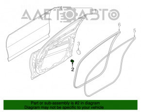 Ușa goală din față stânga pentru Kia Optima 16- nou, neoriginal.