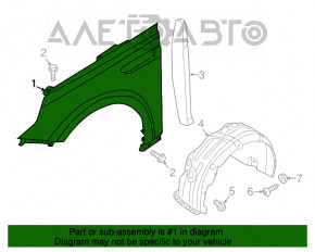 Aripa dreapta fata Kia Optima 16-