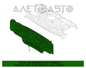 Panoul din spate al lui Kia Optima 16- nou, original OEM