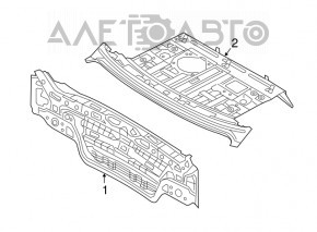 Panoul din spate al lui Kia Optima 16- nou, original OEM