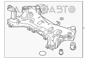 Bara de protecție față Kia Optima 16-