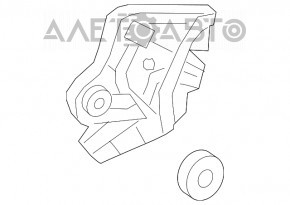 Замок двери задней правой Lexus RX350 RX450h 16-22