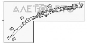 Подушка безопасности airbag боковая шторка левая Lexus RX350 RX450h 16-22