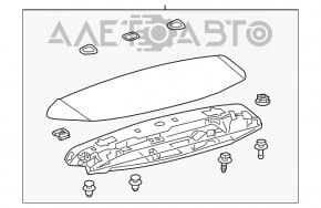 Spoiler portbagaj Lexus RX350 RX450h 16-22