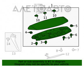 Spoiler portbagaj Lexus RX350 RX450h 16-22