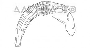 Подкрылок задний правый Lexus RX350 RX450h 16-22 новый OEM оригинал