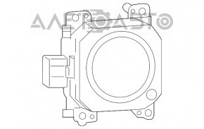 Radar de croazieră Jeep Cherokee KL 14-