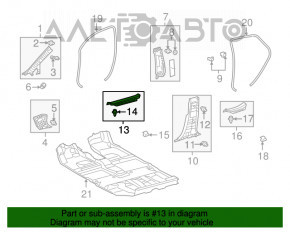 Capac prag dreapta fata Lexus RX350 RX450h 10-15 gri, cu o placă cromată, ușor zgâriată, lovituri pe crom.