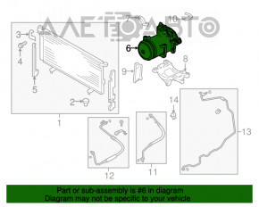 Compresorul de aer condiționat pentru Subaru Outback 15-19