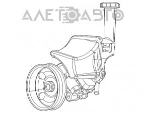 Насос ГУР гидроусилителя Dodge Challenger 09-14 электро