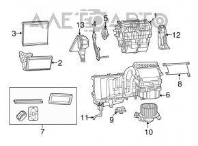 Arzătorul asamblat Dodge Journey 11-