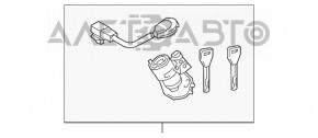 Capacul portbagajului Lexus ES300h ES350 13-18 este un produs original Lexus