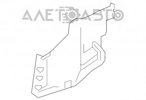 Protecția arcului dreapta pentru Nissan Pathfinder 13-16