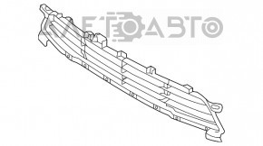 Grila inferioară a barei de protecție față Mitsubishi Outlander 14-15 dorest nou original OEM