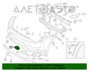 Cadru far stanga Mitsubishi Outlander 14-15, nou, original OEM