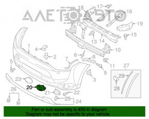 Cadru far dreapta Mitsubishi Outlander 14-15 pre-restilizare