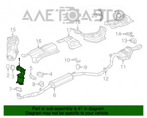 Catalizator Fiat 500L 14- 1.4T