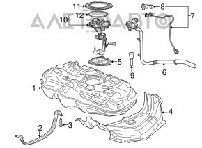 Топливный бак Fiat 500L 14- 1.4T