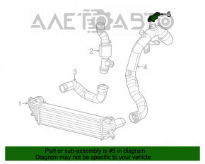 Датчик наддува Fiat 500L 1.4T