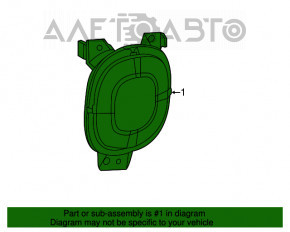 Reflector spate stânga Fiat 500L 14-17 nou OEM original