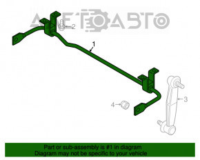 Stabilizator spate Jeep Renegade 15- Trailhawk AWD