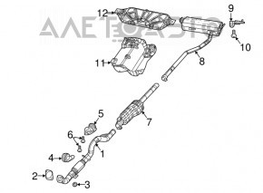 Silencer spate cu baie Jeep Compass 17- 2.4 fwd