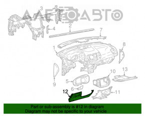 Husa genunchi sofer Jeep Compass 17- neagra, zgarieturi