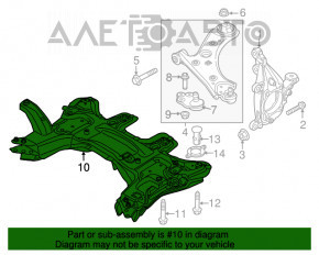 Подрамник передний Jeep Compass 17-21