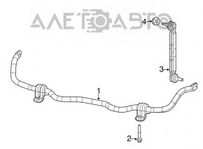 Стабилизатор передний Jeep Compass 17-