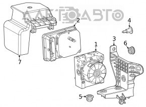 ABS АБС Jeep Compass 17-