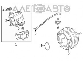 Вакуумный усилитель Jeep Compass 17-