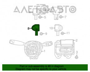 Senzor airbag spate stânga Jeep Compass 17-