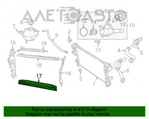 Grila radiatorului Jeep Compass 17- 2.4 SUA nou original