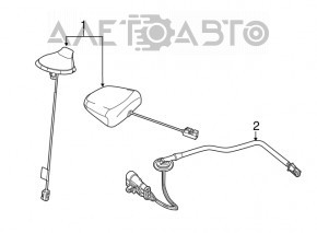 Mufă antenă Jeep Cherokee KL 14-