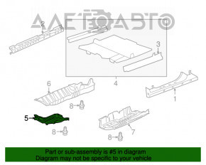 Protecție pentru partea de jos a mașinii Honda CRV 12-16