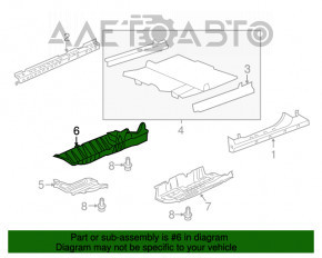 Protecție pentru podea dreapta Honda CRV 12-16