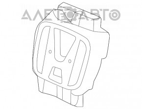 Emblema grilei radiatorului Honda CRV 12-14, complet asamblată.