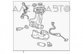 Pompă de combustibil, pompă de benzină Toyota Camry v70 18- hibrid