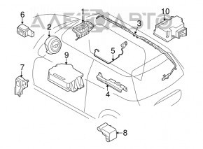 Senzor airbag frontal stânga Mini Cooper Clubman R55 07-14