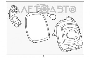 Lampa dreapta Mini Cooper F56 3D 14-18 pre-restilizare halogen