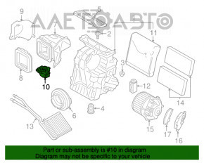 Актуатор моторчик привод печки вентиляция Mini Cooper F56 3d 14-