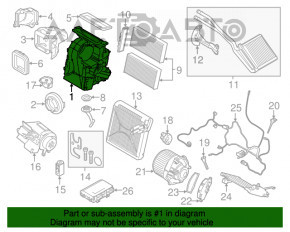 Печка в сборе Mini Cooper F56 3d 14-