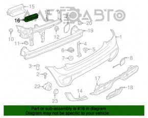 Grila de ventilatie spate Mini Cooper F56 3d 14-