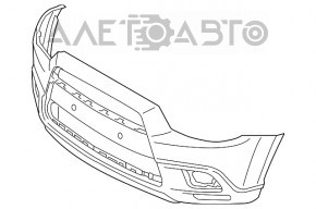 Бампер передний голый Mitsubishi Outlander Sport ASX 16-19 рест новый неоригинал