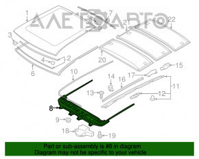 Mecanismul de deschidere a portbagajului pentru Mitsubishi Outlander Sport ASX 10-