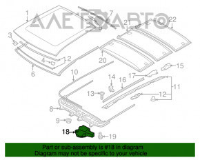 Мотор люка Mitsubishi Outlander Sport ASX 10-