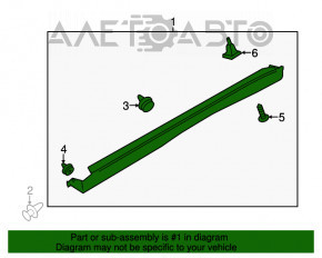 Pragul drept Mitsubishi Outlander Sport ASX 10-